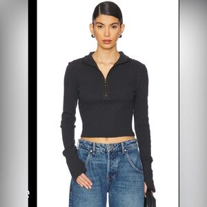 We The Free Midnight Half Zip Top XS NWT